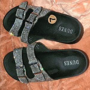 **NWOT** Sandals with Rhinestones - Size 7